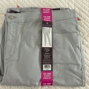 Gloria Vanderbilt Amanda Original Slimming Jeans, Color, Grey Opal